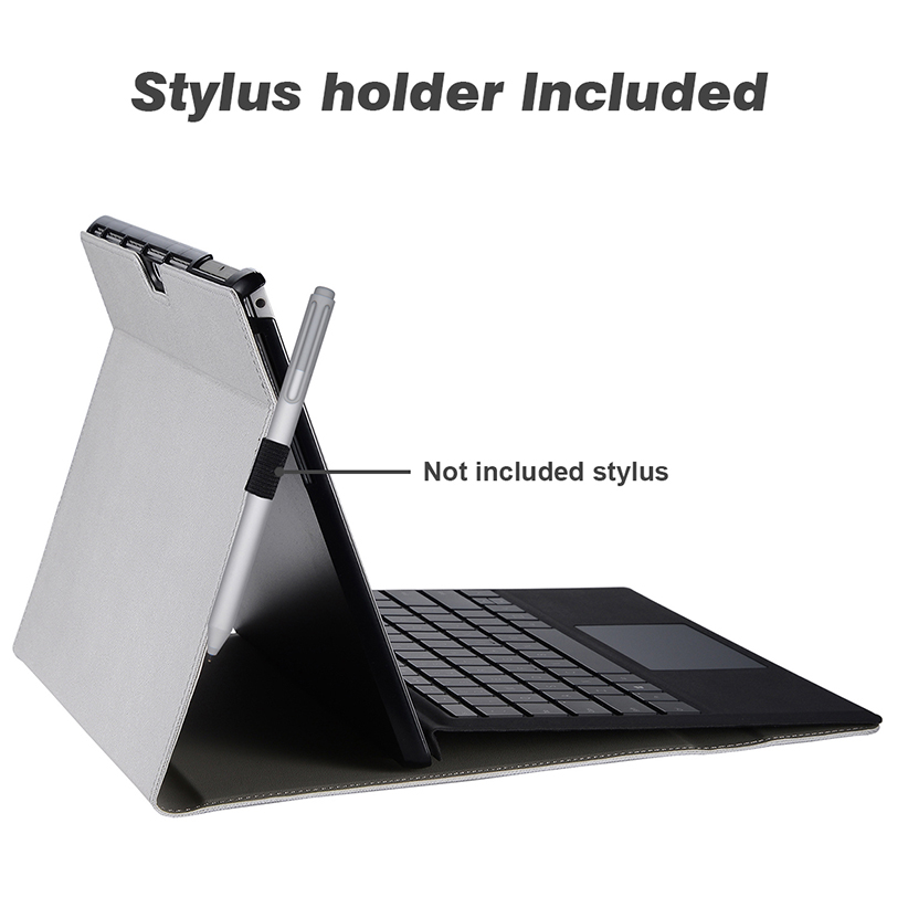 Case for 12.3 Inch Microsoft Surface Pro 7 Plus, Surface Pro 7, Surface Pro 6, Pro 5, Pro 4, Pro 3 - Portfolio Business Cover, Compatible with Type Cover Keyboard